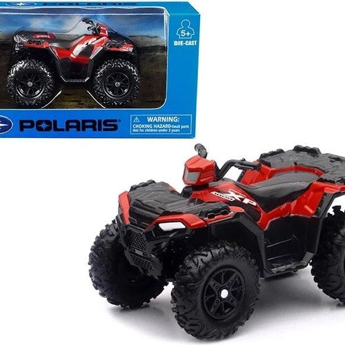 Newray Die Cast Model Polaris Sportsman XP1000 2018, Red & Black, Scale: 1:30