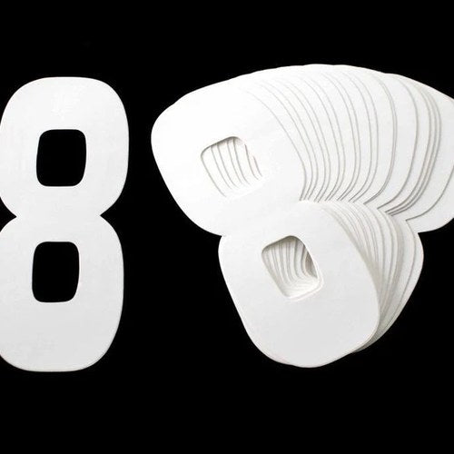 White 8"/20cm 8. PACK/25
