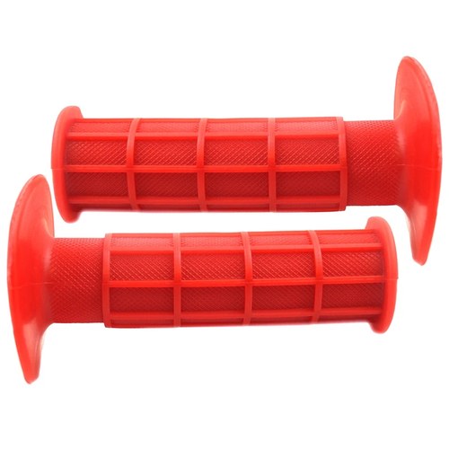 Full Waffle Red Grips, 22/25mm
