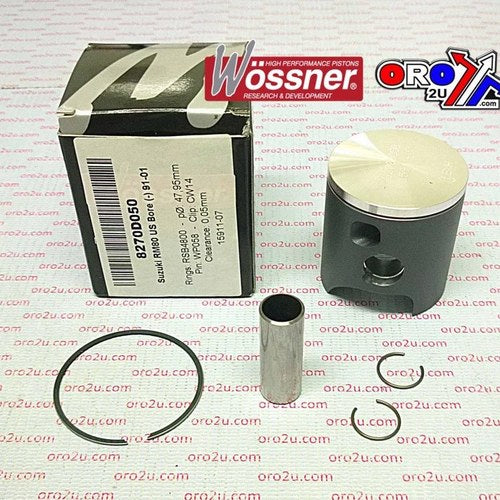 Wossner 47.5mm Piston Kit Suzuki RM80 1991-2001