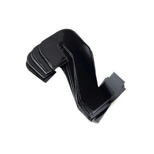 4.5"/11cm Black Number 2, PK/20