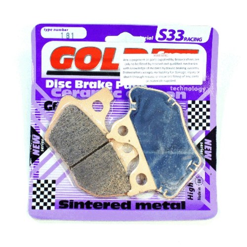 GoldFren S33-181 Racing Ceramic Brake Pads Ebc FA299 for select Suzuki/Kawasaki