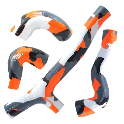 Samco 4 Piece Orange Camo Hose Kit KTM EXC/XC-W 150 Tpi 2020-2023