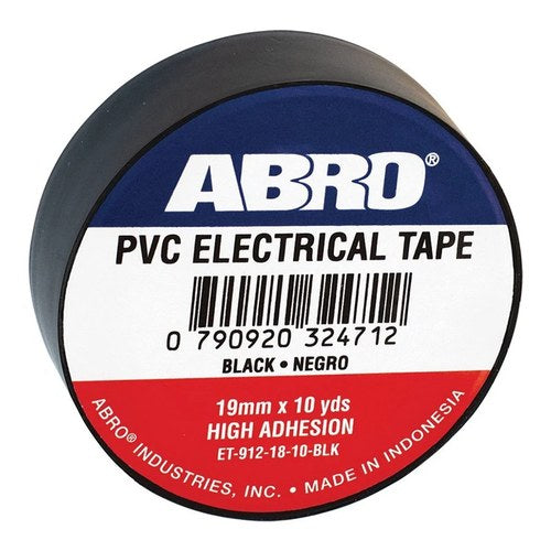 Black Pvc Electrical Insulation Tape 19mm x 20m