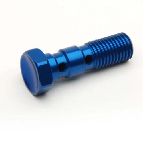 Spiegler Double Banjo Bolt 10X1.25-Blue
