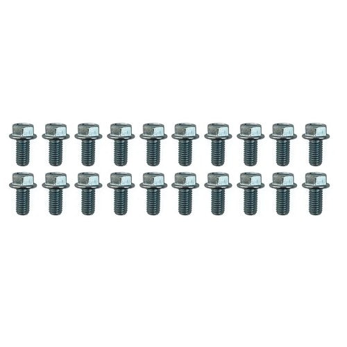 M8 x 15mm Flange Bolt, Pack OF 20, 12mm Hex