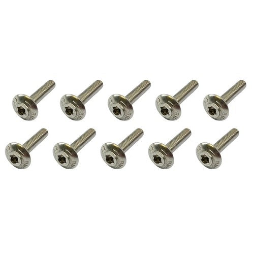 BMW Stainless Steel Shell Screws M5X25, Pack 10, 46638534939
