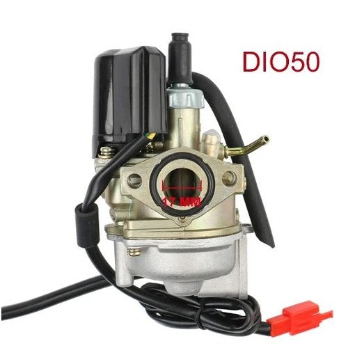 Carburetor + Auto Choke, 17mm/2-stroke