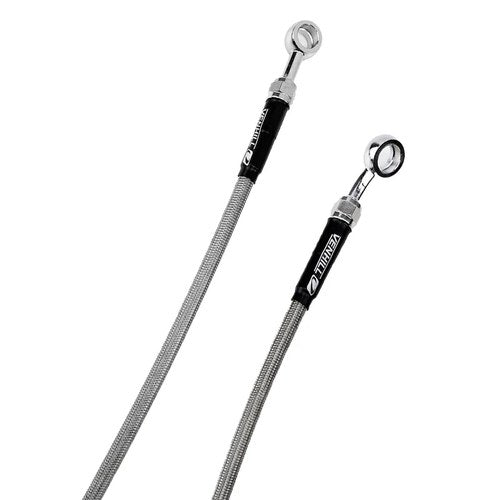 Venhill Front Brake Hose Silver Yamaha YZ85 2019-2026