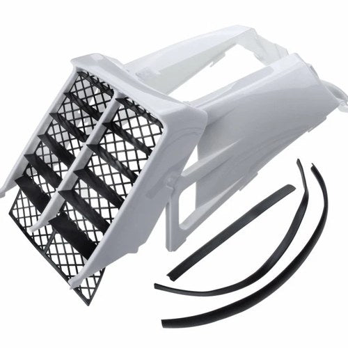 White Tank Side Covers & Radiator Shrouds Yamaha YFZ350 Banshee 1987-2006