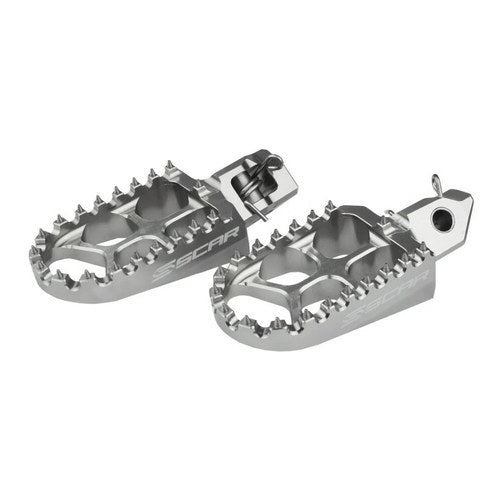 Scar Titanium Look Billet Alloy Foot Pegs KTM/HUSQVARNA 2023