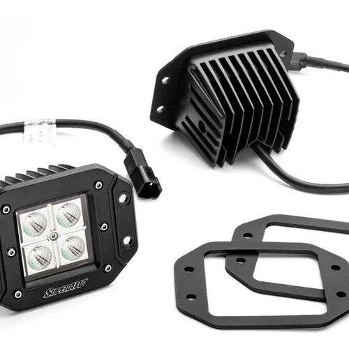 Super ATV 3" LED Cube Recessed Lights Pair