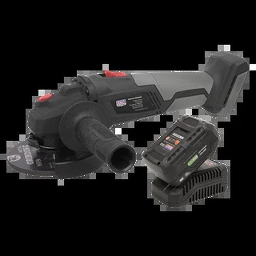 20V Brushless Angle Grinder Kit 115mm, Lithium Battery