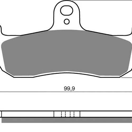 Goldfren AD006, VD929, VD942, FA134, FDB499, SBS608 Disc Pads (Pair)