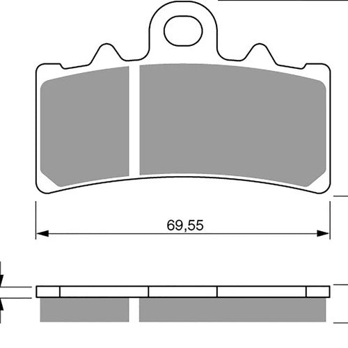Goldfren 305-S33, FA606, SBS877 Disc Pads (Pair)