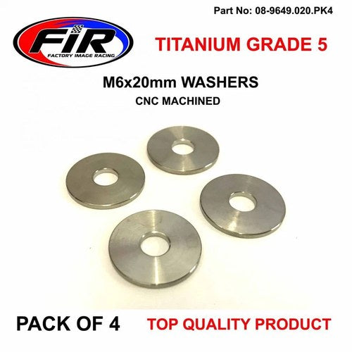 Titanium GR5 M6X18mm Washer PK4