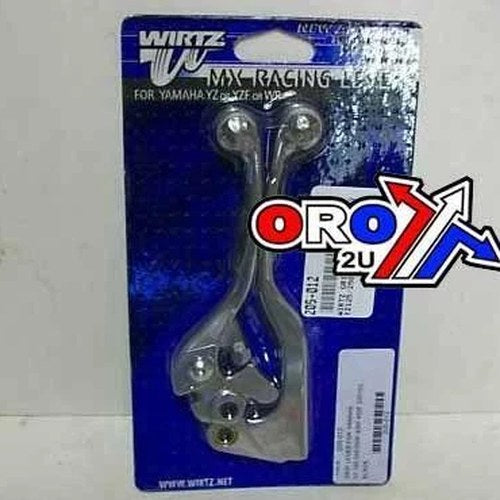 Lever Set Grip Black Forged, Wirtz 205-012 RM-Z250/450 05-19
