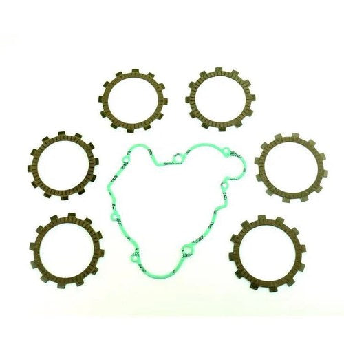 Clutch Friction Plate Set KTM SX65 98-08, Athena P40230051, With Gasket