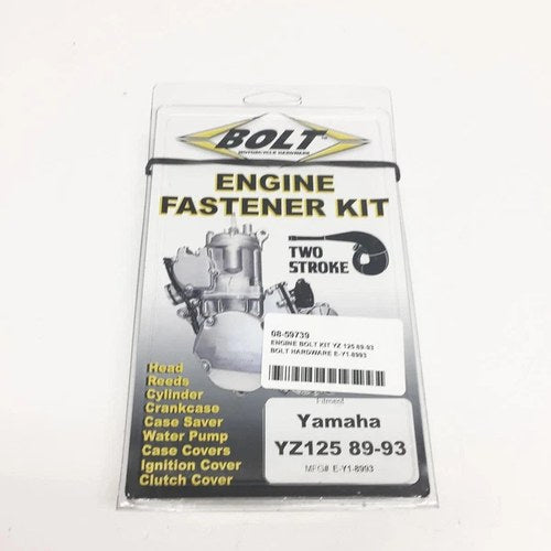 Engine Bolt Kit YZ 125 89-93, Bolt Hardware E-Y1-8993