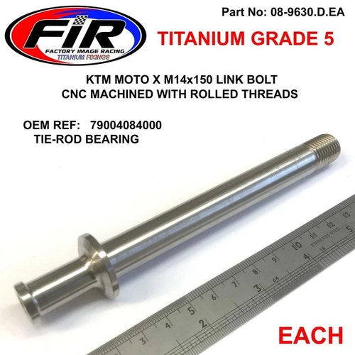 Titanium GR5 M14x150 Linkage Bolt, Each / KTM Hus 79004084000, TIE-ROD Bearing