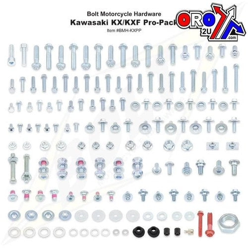 Bolt Kawasaki KX/KXF Pro Kit, Motocycle Hardwear BMH-KXPP, Bmhkxpp