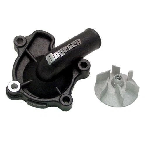Water Pump Cover 04-09 CRF250R, Supercooler Boyesen WPK-07B, Black