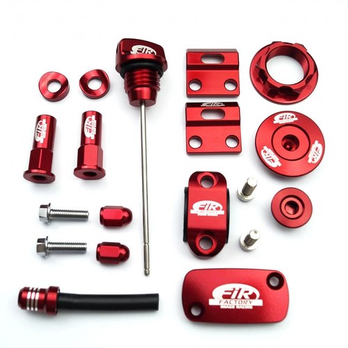 16PC Bling Kit CRF250RX 19, Fir CPK-105, CNC Alloy, Axle Block, Caps, Tyre Nut