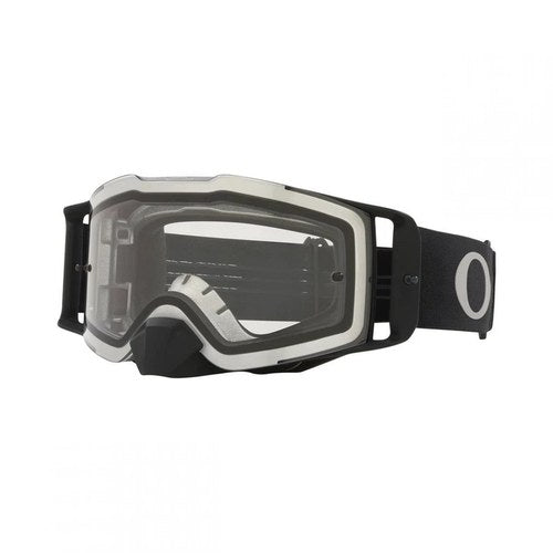 Oakley Front Line MX Tuff Blocks Gunmetal, Clear Lens OA OO7087-60