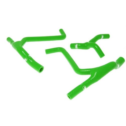 Samco Hose Kit Kawasaki KX450F 2009, 3 Piece Kit, Green, KAW-35 GN