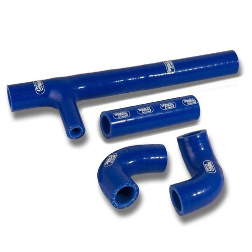 Samco Hose Kit Husqvarna TE250/300 2017 OEM Design, 4 Piece, Blue, HUS-39/KTM-93