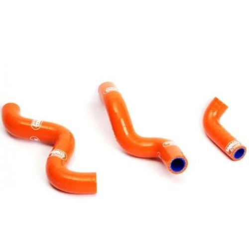 Samco Hose Kit KTM 50 SX Up to 2008, 3 Piece Kit, Orange, KTM-10 OR