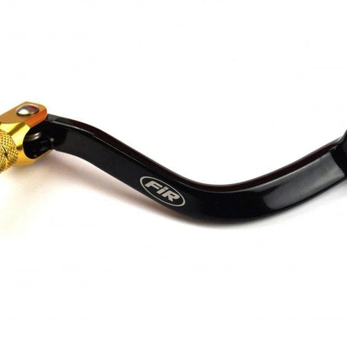 Gear Lever Suzuki RM250 94-08, RMX250 95-98, Forged, Fir Brand, Black & Gold
