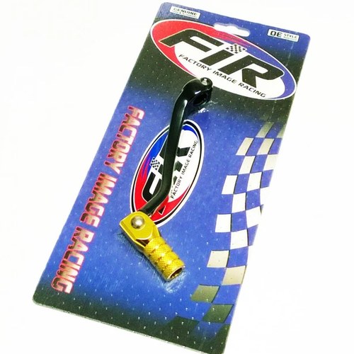 Gear Lever Suzuki RMZ450 05-07, Aluminium Forged, Fir Brand, Black & Gold
