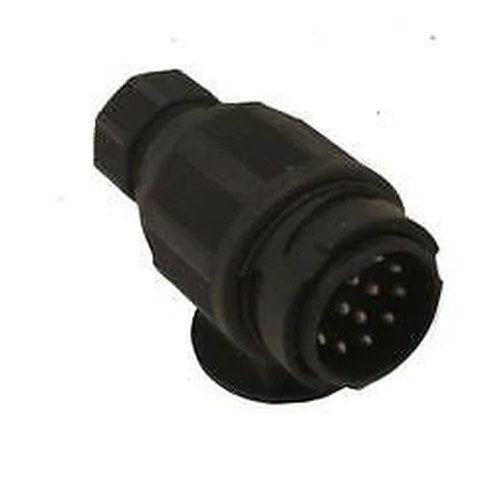 13 Pin Socket Male 3 Hole Flange, Each 6006