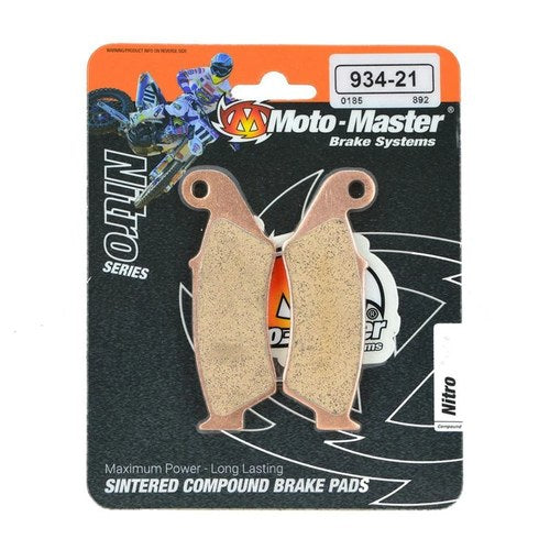 Brake Pads Sintered Nitro, MOTO-MASTER 093421, 39-185, FA185/FA389