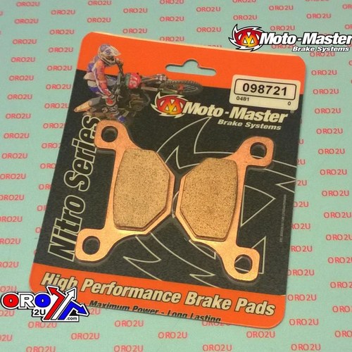 Brake Pads Sintered Nitro, MOTO-MASTER 098721, 39-481, FA481