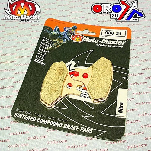 Brake Pads Sintered Nitro, MOTO-MASTER 098621, 39-468, FA468