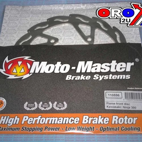 Disc Brake Front Flame, MOTO-MASTER Kawasaki Ninja EX300 13-17, KLE300 17-19