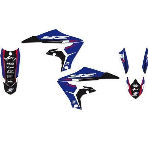 Yamaha YZ-F250 2019-2022, YZ-F450 18-22 Dream 4 Decal Kit, Blackbird