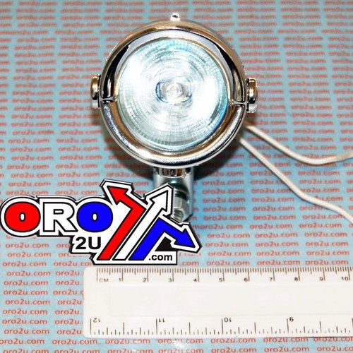 Universal Halogen Spot Light 12v50w, Single Bolt Mount (CHROME)