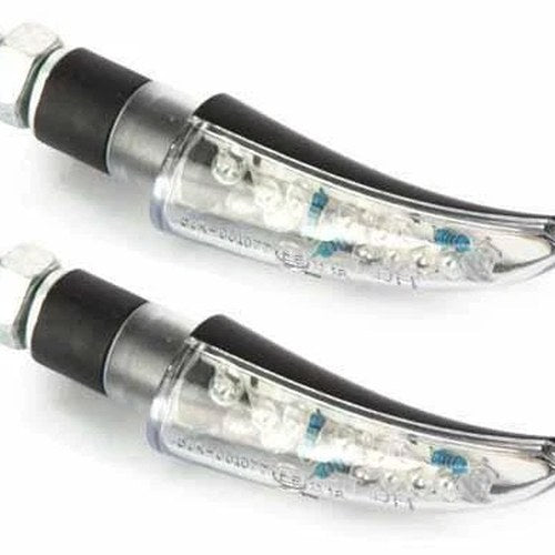 Universal Indicators, LED, Pair, Clear Lens, 90X20mm