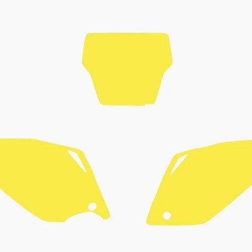 Flo Yellow Backgrounds Honda CRF450R 2005-2007