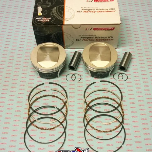 Wiseco Piston Kit P1, Harley Davidson Twin Cam 07-12 96 to 103cid 10.5:1 CR