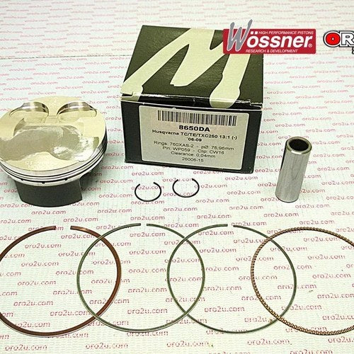 Wossner 76mm Piston Kit A, Husqvarna TC250 06-09, TE250 06-09, TXC250 08-09