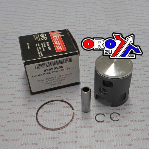 Wossner 49mm Forged Piston Kit Yamaha MX80 80-82, YZ80 74-79, TY80 74-75
