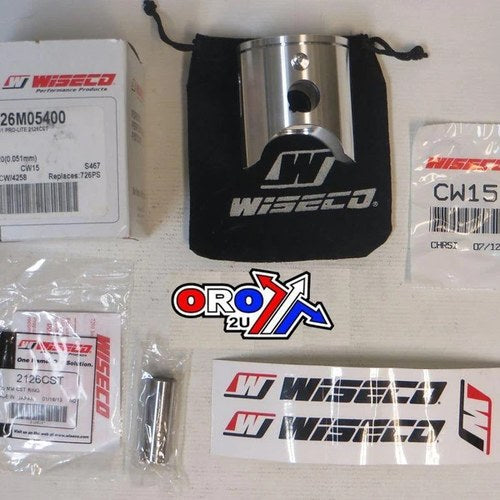 Wiseco 54mm Piston Kit Yamaha YZ125 98-01, Gas MC/MX/EC 125 00-01