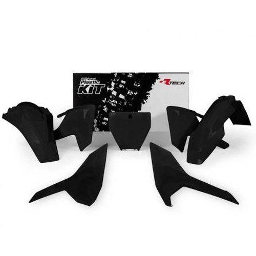 R-TECH Black Plastic KIT5 Husqvarna TC125 16-18, TC250 17-18, TX250/300 17-18