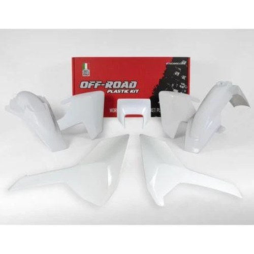 R-TECH White Plastic KIT/5 Husqvarna TX125 2017-2019, TX150 2017-2019