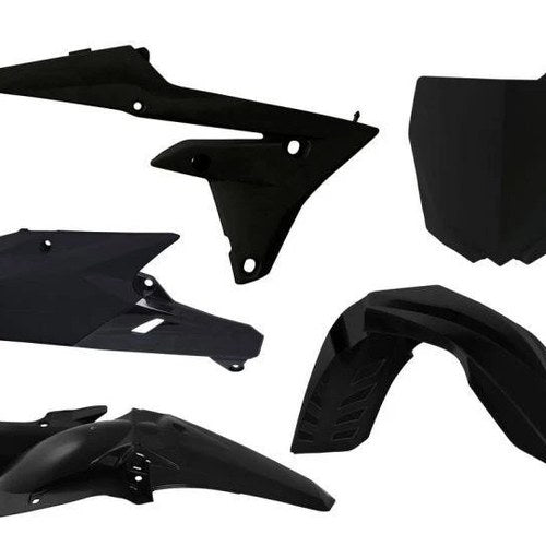 R-TECH Black Plastic KIT/5 Yamaha YZ450F 2014-2017, YZ450FX 2016-2018