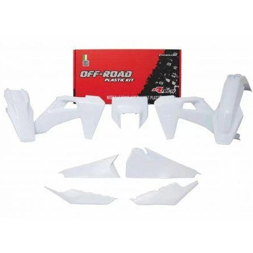 R-TECH White Plastic KIT/6 Husqvarna TE125-300, FE250-501 2020-2023